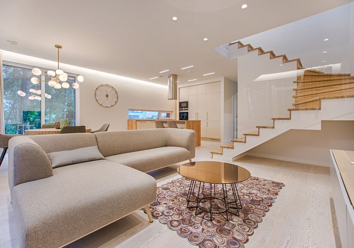 Styled living room